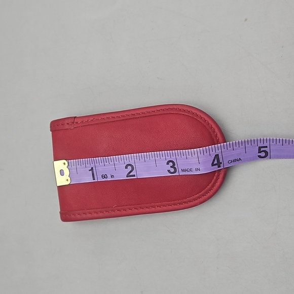 Vintage Coach manicure tool holder vintage Red - Picture 4 of 8